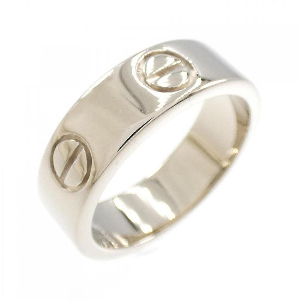 Cartier Love  Ring  EU 49 White Gold